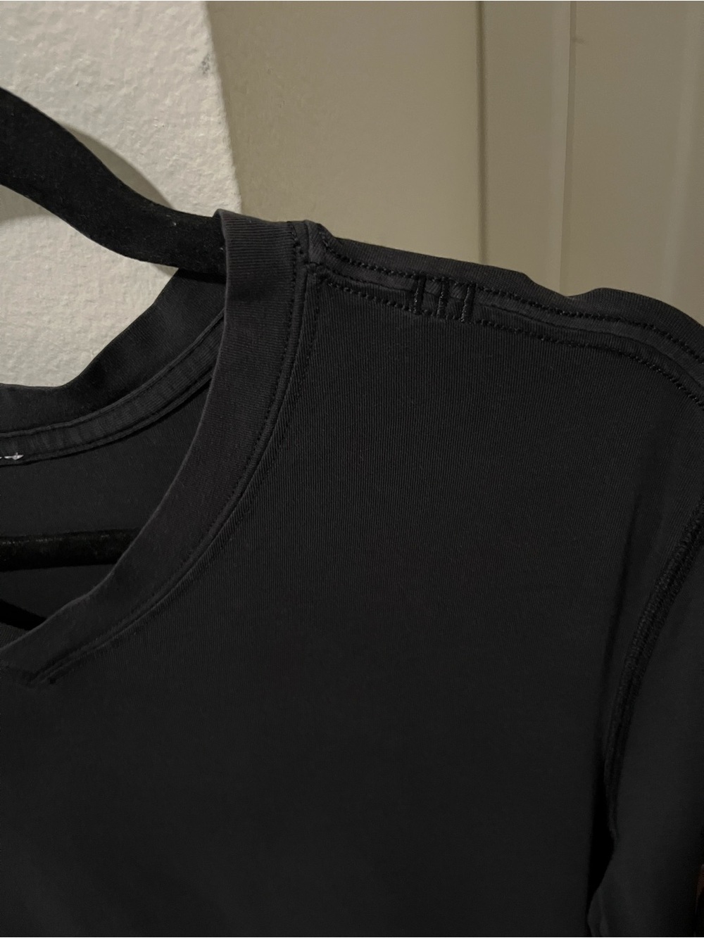 lululemon athletica Men's Black V-Neck Tee - Picture 2 of 5